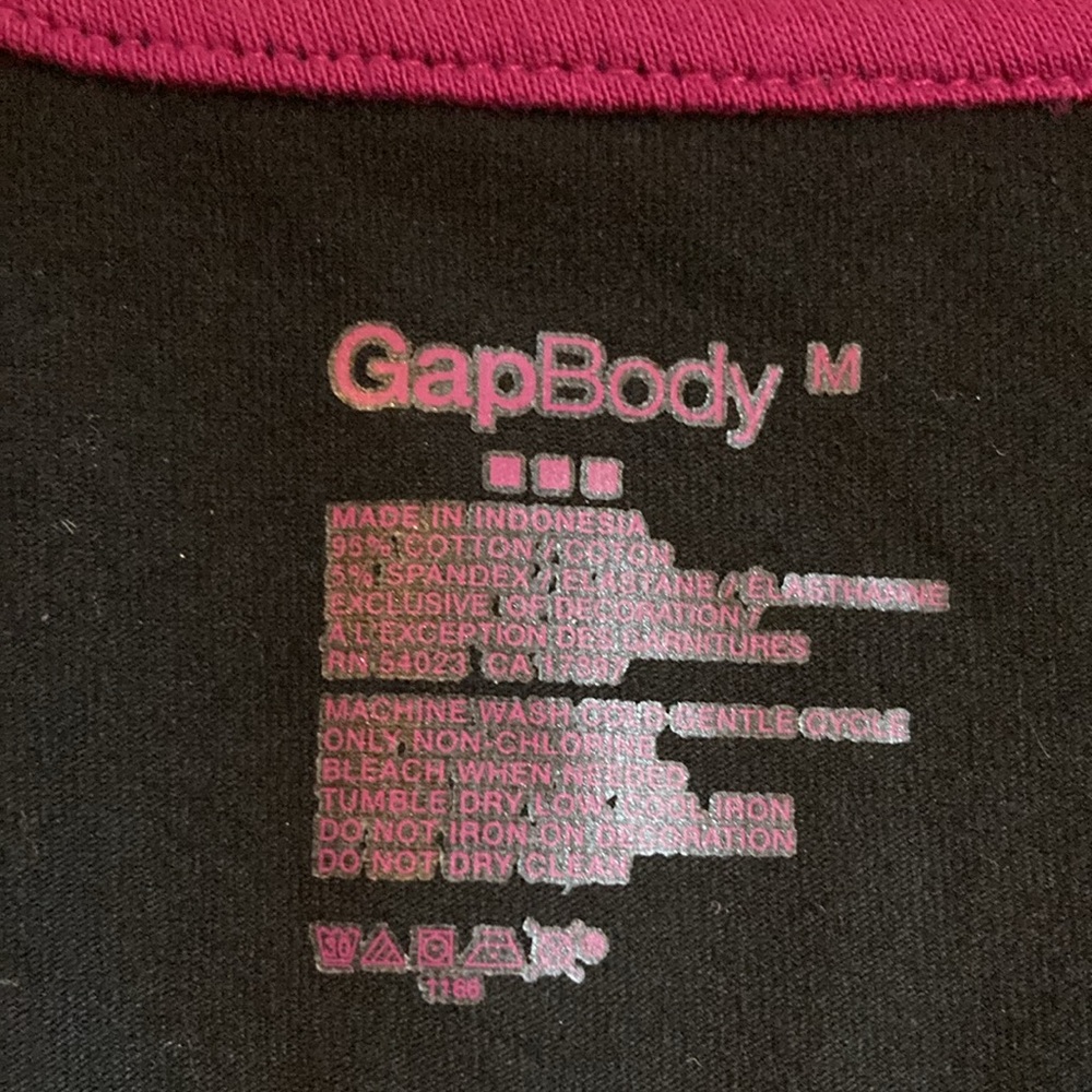 GapBody black zip front knit jacket - Picture 2 of 5